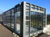 Galvanised Steel Modular Building Bare Carcass. Overall Size 9.5m x 3.6m.