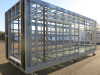 Galvanised Steel Modular Building Bare Carcass. Overalll Size 7.5m x 3.1m. NOTE: MOBILE FRAME NOT INCLUDED. - 4