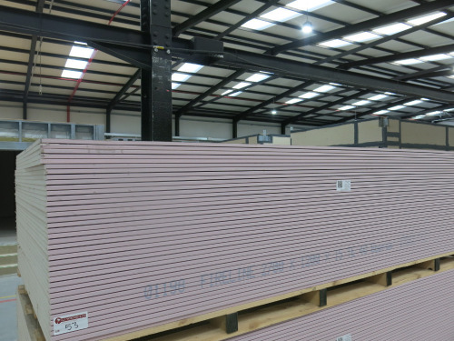 Pallet Containing 40 Sheets of Gyproc Fireline Plasterboard. 2700 x 1200 x 15mm.