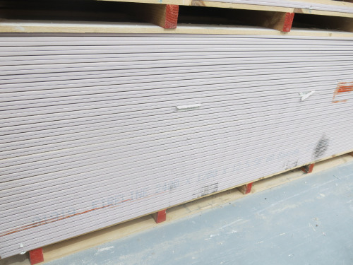 Pallet Containing 59 Sheets of Gyproc Fireline Plasterboard. 2400 x 1200 x 12.5mm.