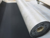 Part Used Roll of 2m Wide Grey Stone Style Felt Back Laminate (Length Unknown). - 3