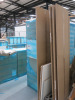 Large Quantity of Kitchen Cabinets, Doors, Fixtures & Fittings to Include: 53 x Assorted Cupboard Carcasses, 11 x Laminate Worktops (61.5 x 3m) & 69 x Luncas Door Panels & End Panels with Assorted Plinths, Fixtures & Fittings. Comes with 2 x Worktop Jigs. - 11