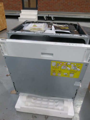 Unused Zanussi Integrated Dishwasher, Model ZDLM1511.