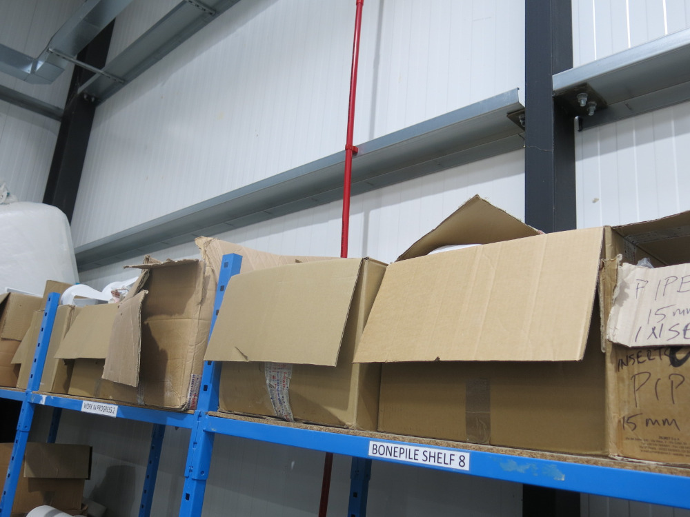4 x Bays & Assorted Boxes of Ventilation Stock to Include: Pipework ...