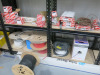 8 x Bays of Assorted Electrical & Plastic Plumbing Fixtures & Fittings to Include: Wire, Sockets, Pipe Fittings, Clips, Fixing Kits, Push Fit, Radiator Valves, Tape & Other (As Viewed).Racking not included. See Lot. 220 for Racking Option. - 2