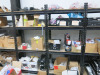 8 x Bays of Assorted Electrical & Plastic Plumbing Fixtures & Fittings to Include: Wire, Sockets, Pipe Fittings, Clips, Fixing Kits, Push Fit, Radiator Valves, Tape & Other (As Viewed).Racking not included. See Lot. 220 for Racking Option. - 6