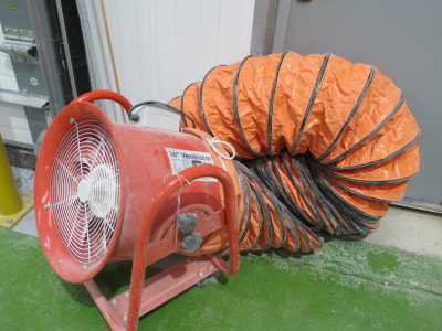 Sip 16" Ventilator, Item 05645 with Ducting.