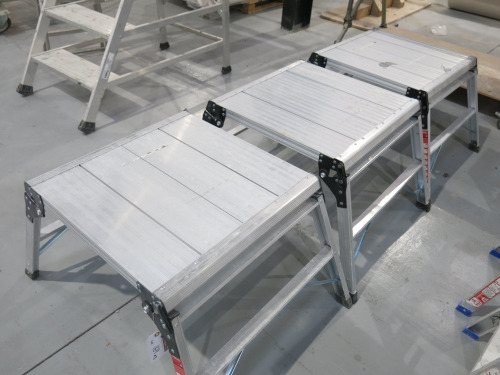 3 x Prodec Fold Out Platforms, Max Load 150kg.