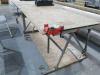 3 x Mobile Workshop Benches. Size H 86 x W150 x D100cm.