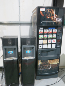 Klix Hot Drink Dispenser & 2 x Eden Water Dispensers, Model CW-898A. NOTE: require disconnection.