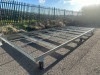 4.2m x 3m Twin Castor 6 Wheel Galvanised Steel Mobile Frame (Currently used for moving modular buildings).