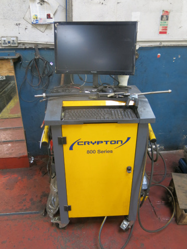 Crypton 800 Series, Category A&B Vehicles Smoke Emmission Analyser, Model CCP800-B-EN570, S/N 40139952/041.