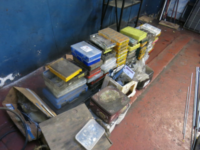 Quantity of Approx 50 x Boxes of Fixings, Nuts, Bolts, O Rings, Split Pins Etc (As Viewed/Pictured).