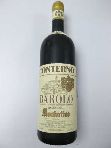 Giacomo Conterno Barolo Riserva Monfortino Red Wine, 2001, 750ml.