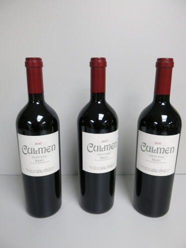 3 x Bottles of LAN Culmen Reserva Rioja Red Wine, 2017, 750ml.