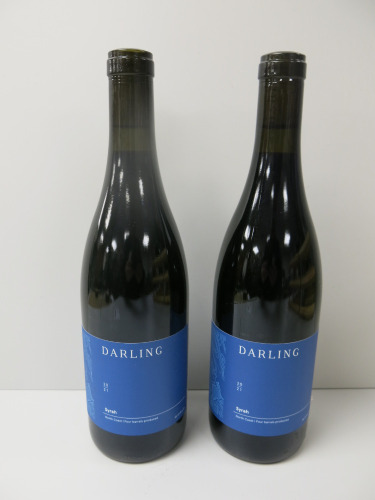 WITHDRAWN DUE TO ROT CLAIM: 2 x Bottles of Darling Syrah Red Wine, 2021, 750ml.