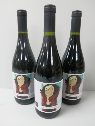 WITHDRAWN DUE TO ROT CLAIM: 3 x Bottles of Casa Grande Arte & Vina Cabernet France Red Wine, 2020, 750ml.