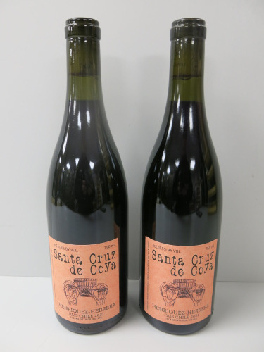 2 x Bottles of Roberto Henriquez Santa Cruz De Coya Red Wine, 2021, 750ml.