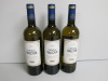 3 x Bottles of Chateau Valoux Pessac Leognan White Wine, 2018, 750ml.