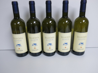 5 x Bottles of Santadi Villa Di Chiesa Valli di Porto White Wine, 2021, 750ml.