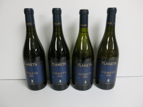 4 x Bottles of Planeta Cometa white Wine, 2021, 750ml.