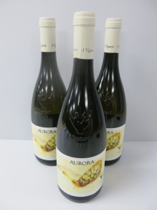 WITHDRAWN DUE TO ROT CLAIM: 3 x Bottles of I.Vineri, Aurora, White Wine, 2021, 750ml.