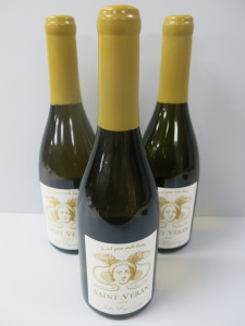 3 x Bottles of Jules Desjourneys, Saint-Veran, White Wine, 2019, 750ml.