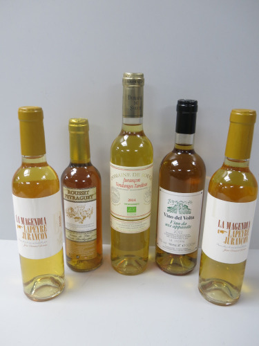 3 x Bottles of Desert Wines to Include: 2 x Domaine de Souch, Jurancon Vendanges Tardives (2014) & 1 x Vignobles Rousset Peyraguey, Crème de Tete Cuvee Terrthyatra.