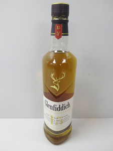 Glenfiddich Our Solera Fifteen Single Malt Scotch Whisky, 70cl.