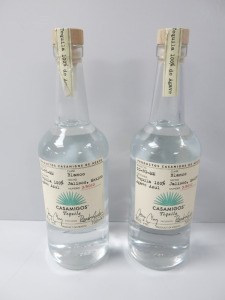 2 x Bottles of Casamino's Blanco Tequila, 70cl.