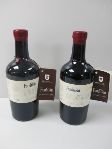 2 x Bottles of Monovar Fondillon Estes Donde Estes, 1996, 50cl.