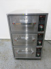 Hatco Freestanding 3 Drawer Warmer, Model HDW-3N, S/N 6098571940, On Castors. Size H86 x W53 x D69cm.