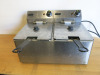 Hendi Table Top Twin Tank Electric Fryer, Model HND205891.