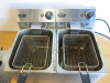 Hendi Table Top Twin Tank Electric Fryer, Model HND205891. - 3