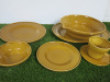 Ikea 6 Place Dinner Service Set with Serving Platter & Bowl in Mustard Yellow. - 5