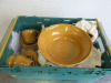 Ikea 6 Place Dinner Service Set with Serving Platter & Bowl in Mustard Yellow. - 6