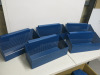 9 x Metal Storage Merchandise Containers in Blue, Size H20 x W50 x D27cm. - 6