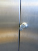 2 Door Stainless Steel Lockable Cupboard with Shelves & Key, Size H178 x W58 x D60cm. - 4