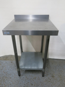 Stainless Steel Prep Table with Shelf Under, Size H90 x W60 x D60cm