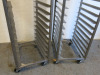 2 x Stainless Steel 20 Tray Catering Trolley, Size H182 x W48 x D60cm. - 3