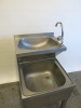 Stainless Steel Janitorial Sink & Basin Unit, Size H90 x W50 x D60cm. - 2