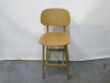 4 x Wooden Oak Frame High Back Stall in Natural Finish, Size 110cm. Note: only 4. - 7