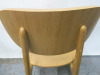 19 x Wooden Oak Finish Frame Dining Chair in Natural Finish, Size H83cm. - 7