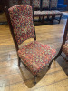13 x Country Seat Wooden Framed Dining Chairs Upholstered in Assorted Designs. - 7