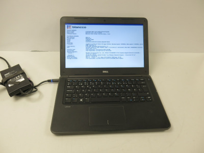 Dell 13" Notebook, Model Latitude 3380. Intel Core i5-7200U, CPU @ 2.50GhZ, 8GB RAM, 128GB HDD. Comes with PSU. NOTE: requires windows