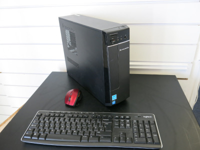 Lenovo PC, Type 90c2, Running Windows 8.1, Intel Celeron, CPU J1900 @ 1.99Ghz, 8GB RAM, 32GB HDD. Comes with PSU.