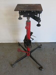 High Reach Transmission Jack with Adjustable Plate to Top.