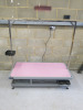 Groom Professional Dog Grooming Electric Raise & Lower X Frame. Comes with Pink Rubber Matting, Foot Pedals, Levellers for Stability & H-Bar. Size Length 126 x Width 65 x Height 33-116cm. Dog Capacity 120kg. - 8