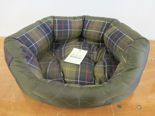 Barbour Quilted Dog Bed (S). RRP £45.