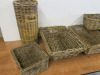 5 x Wicker Baskets & 1 x Umbrella Stand. - 2